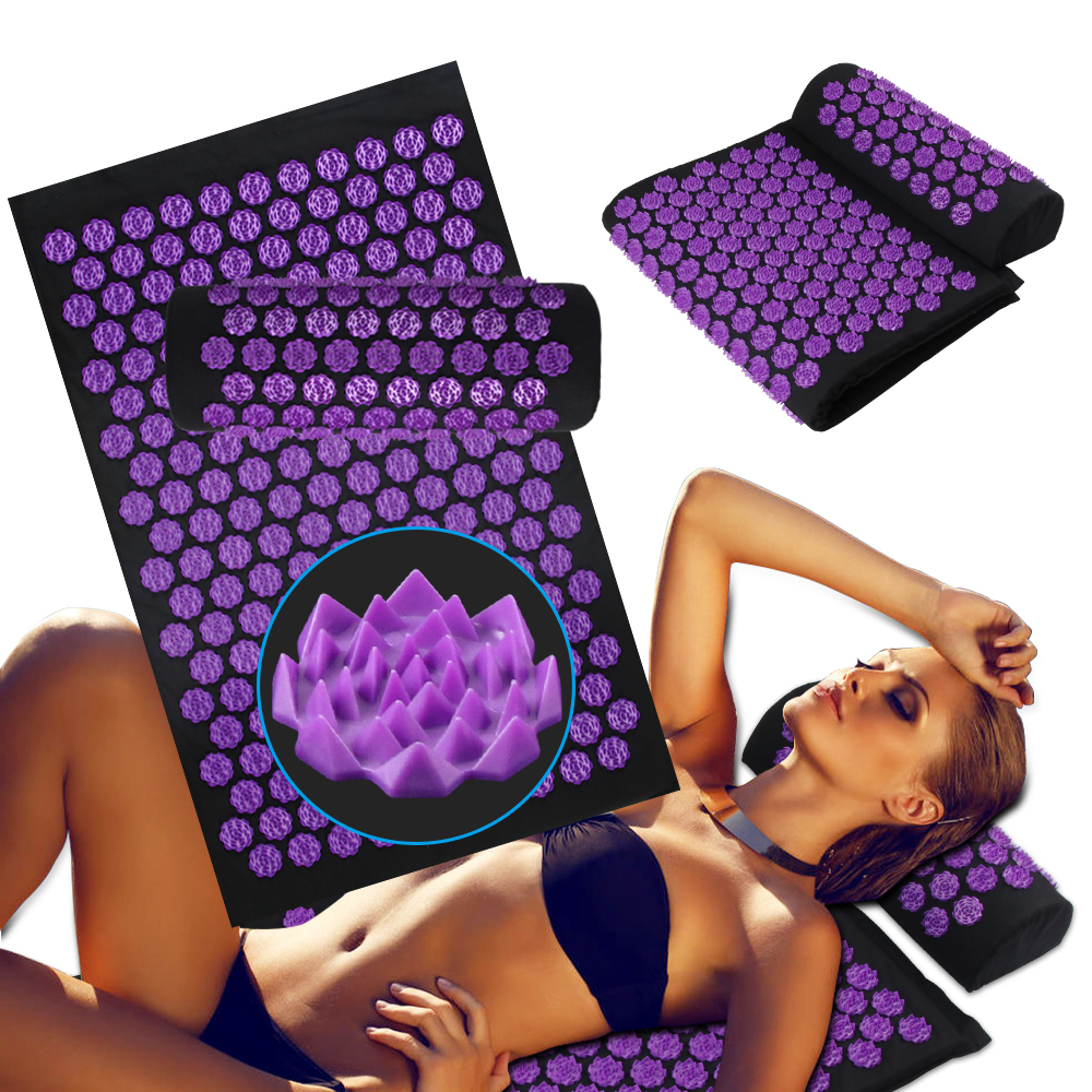Yoga Fitness Mat - Acupressure Yoga Mat Kuznetsov's Applicator Cushion