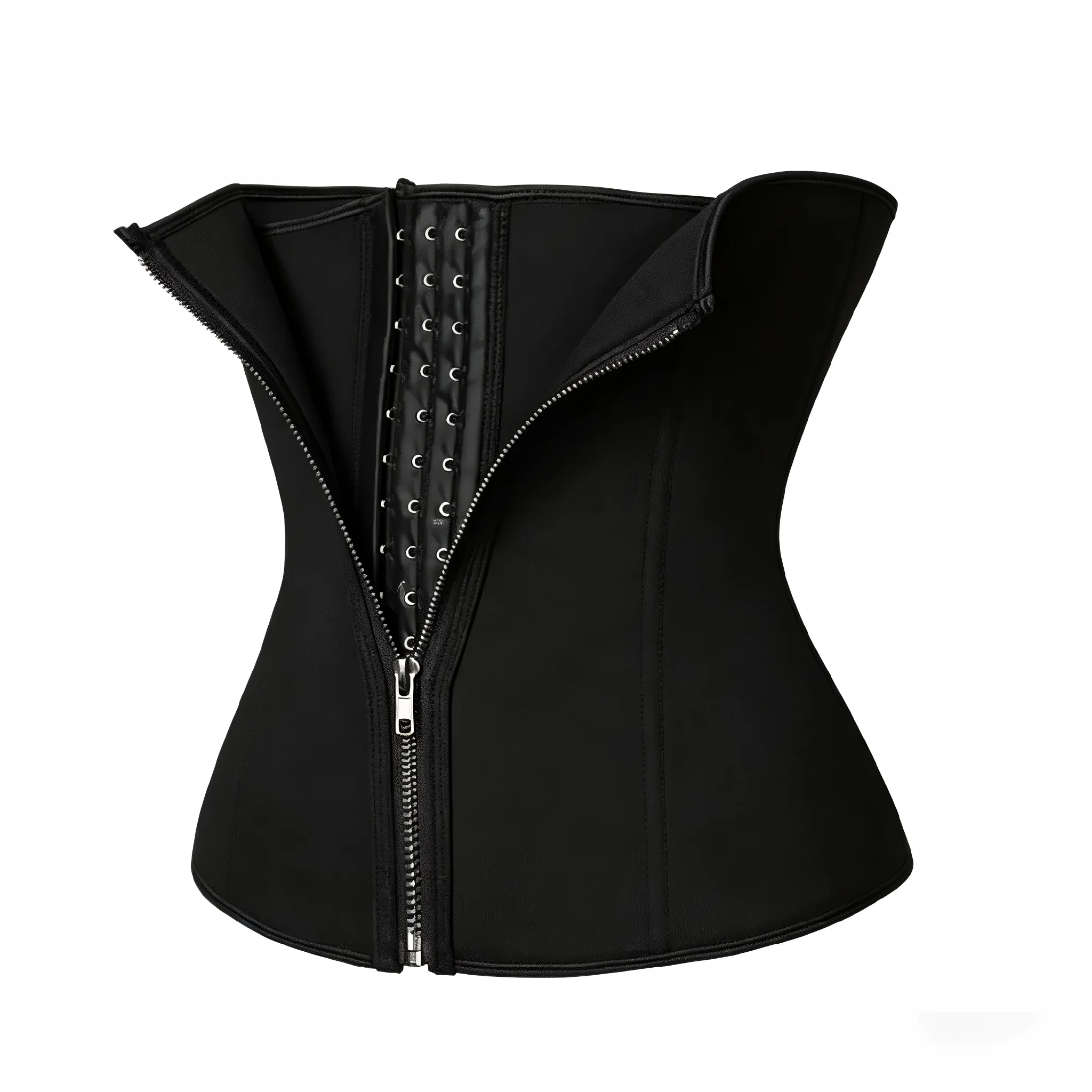 Weight Lifting Belt - Neoprene Waist Trainer with Zipper &