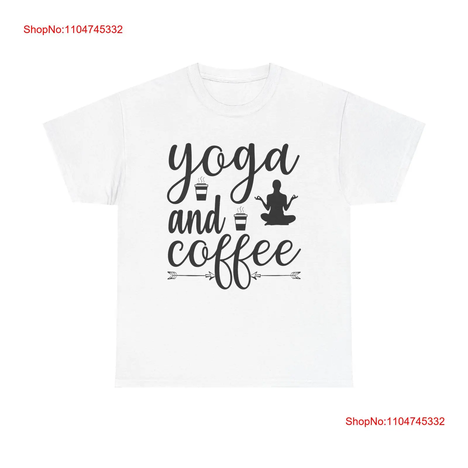 Zen Yoga Fitness - Yoga and Coffee T Shirt zen