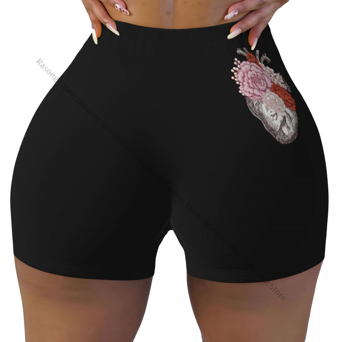 Women's Yoga Shorts Vintage An – Yoga Anatomy Of Fitness Bewertung und Preis