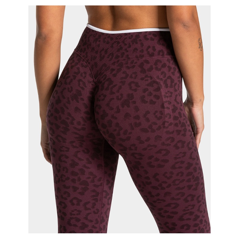 High-waist Leopard Print Slim  – Yoga Fitness Pants Bewertung und Preis