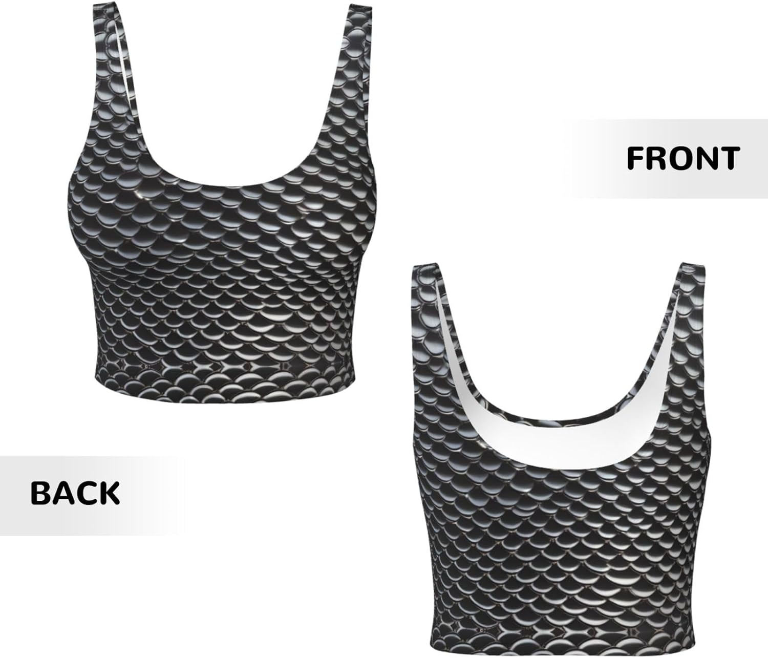 Silver fish scale Printed Wome – Yoga Fitness Women Bewertung und Preis
