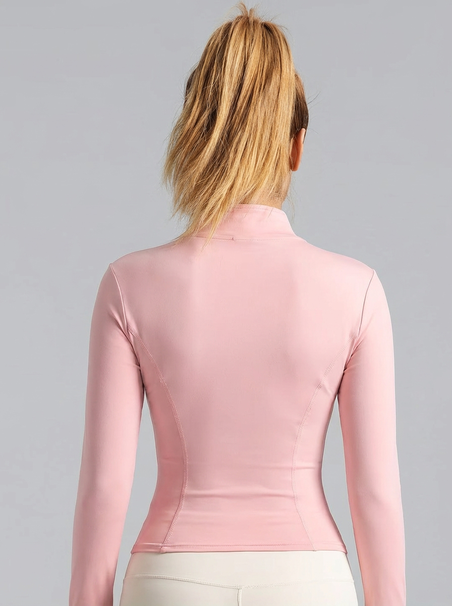 New Women Light pink Yoga Coat – Yoga Fitness Women Bewertung und Preis