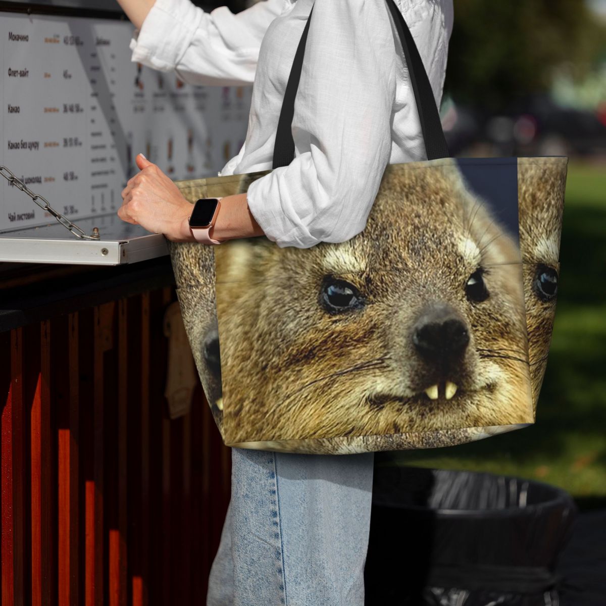 Rock Hyrax Photo Beach Tote Ba – Yoga Fitness Gym Photos Bewertung und Preis