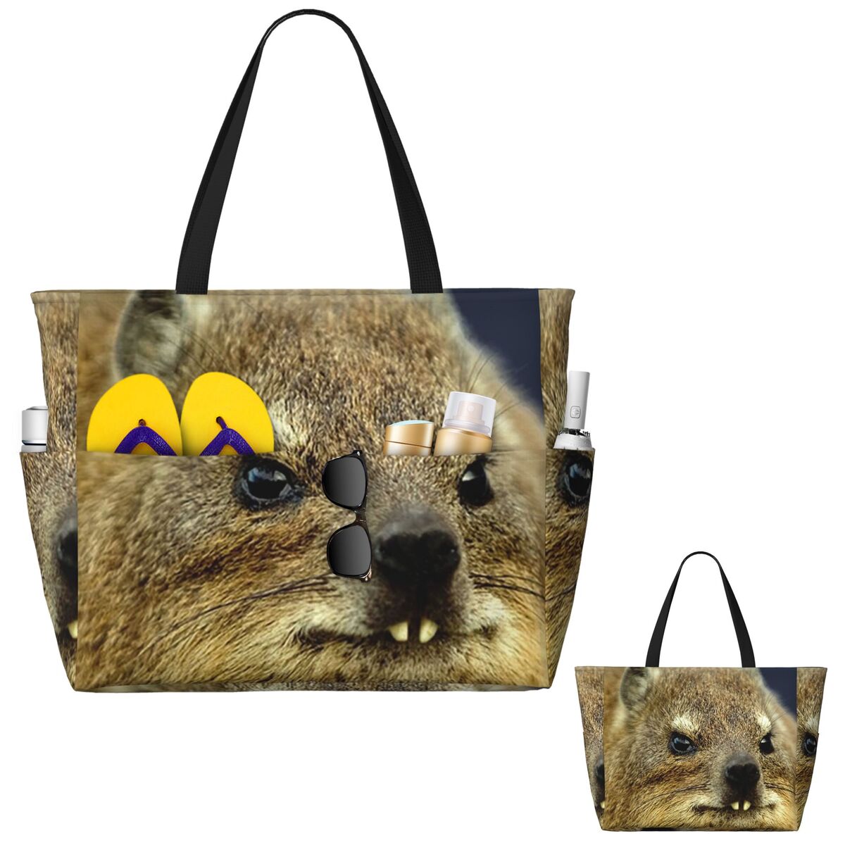 Rock Hyrax Photo Beach Tote Ba – Yoga Fitness Gym Photos Bewertung und Preis