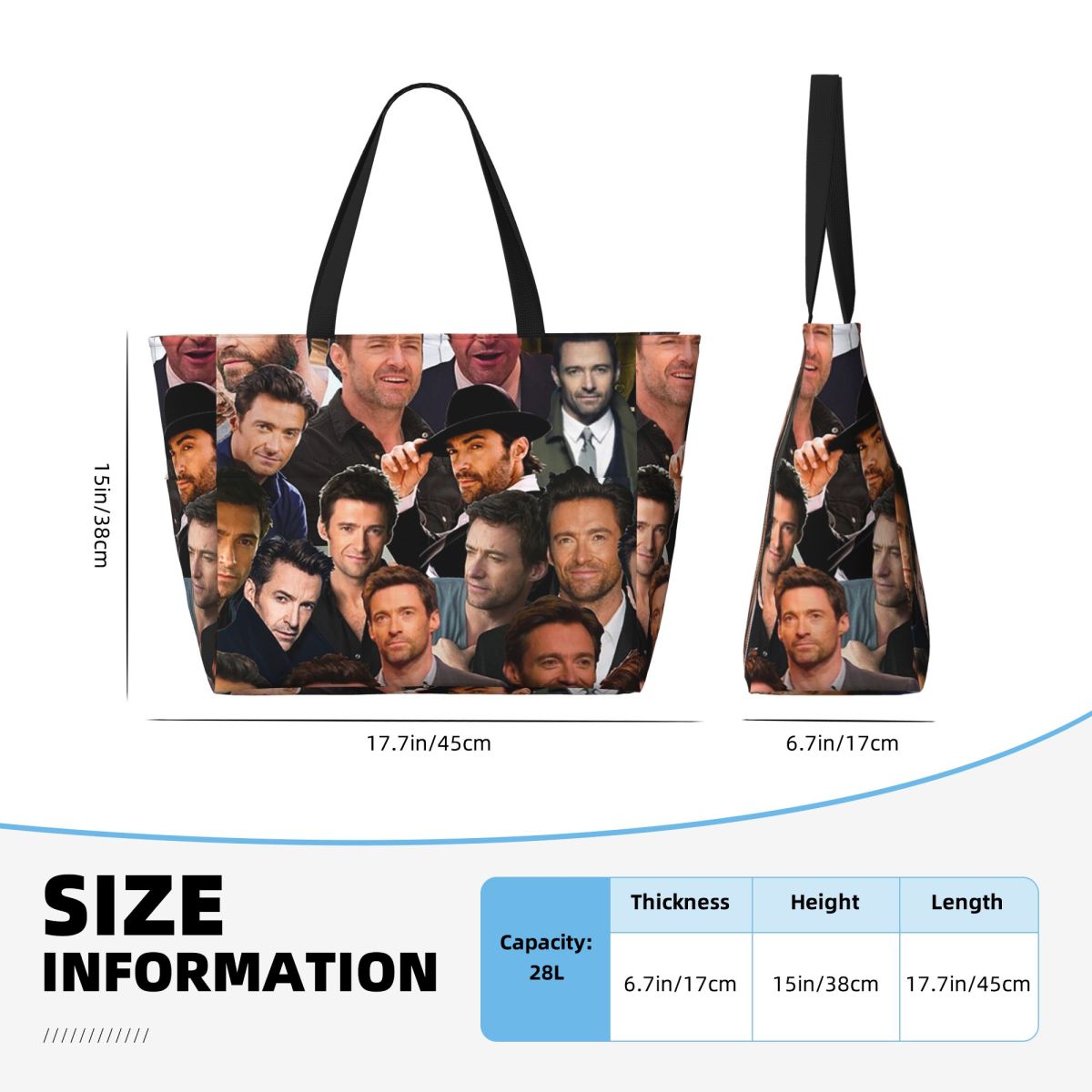 Hugh Jackman Photo Collage Bea – Yoga Fitness Gym Photos Bewertung und Preis