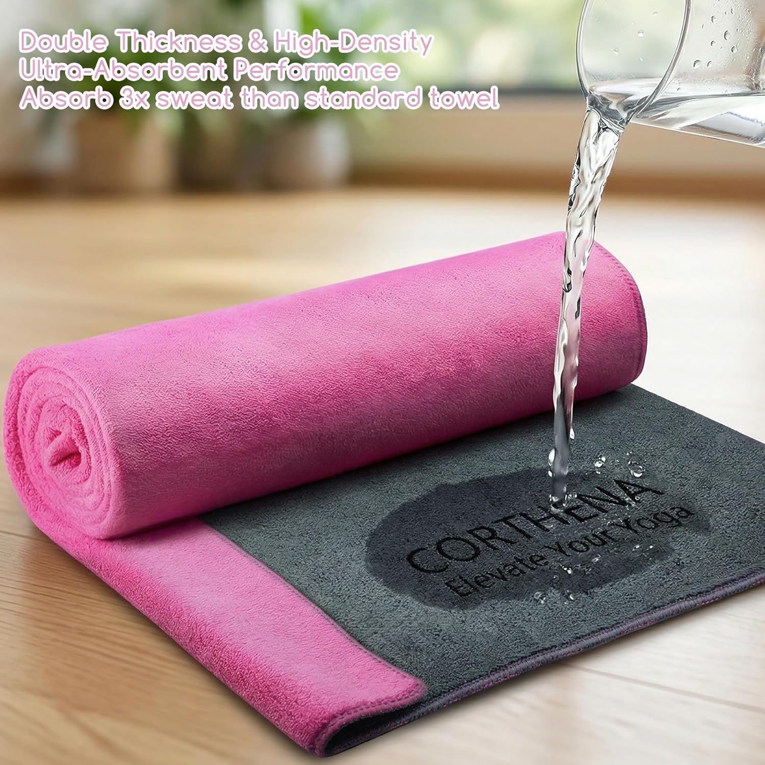 Yoga Mat Towel, Extra Thick 60 – Yoga Fitness Mat Bewertung und Preis