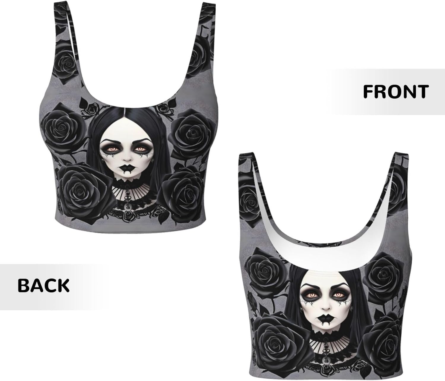 gothic black roses Printed Wom – Yoga Fitness Women Bewertung und Preis