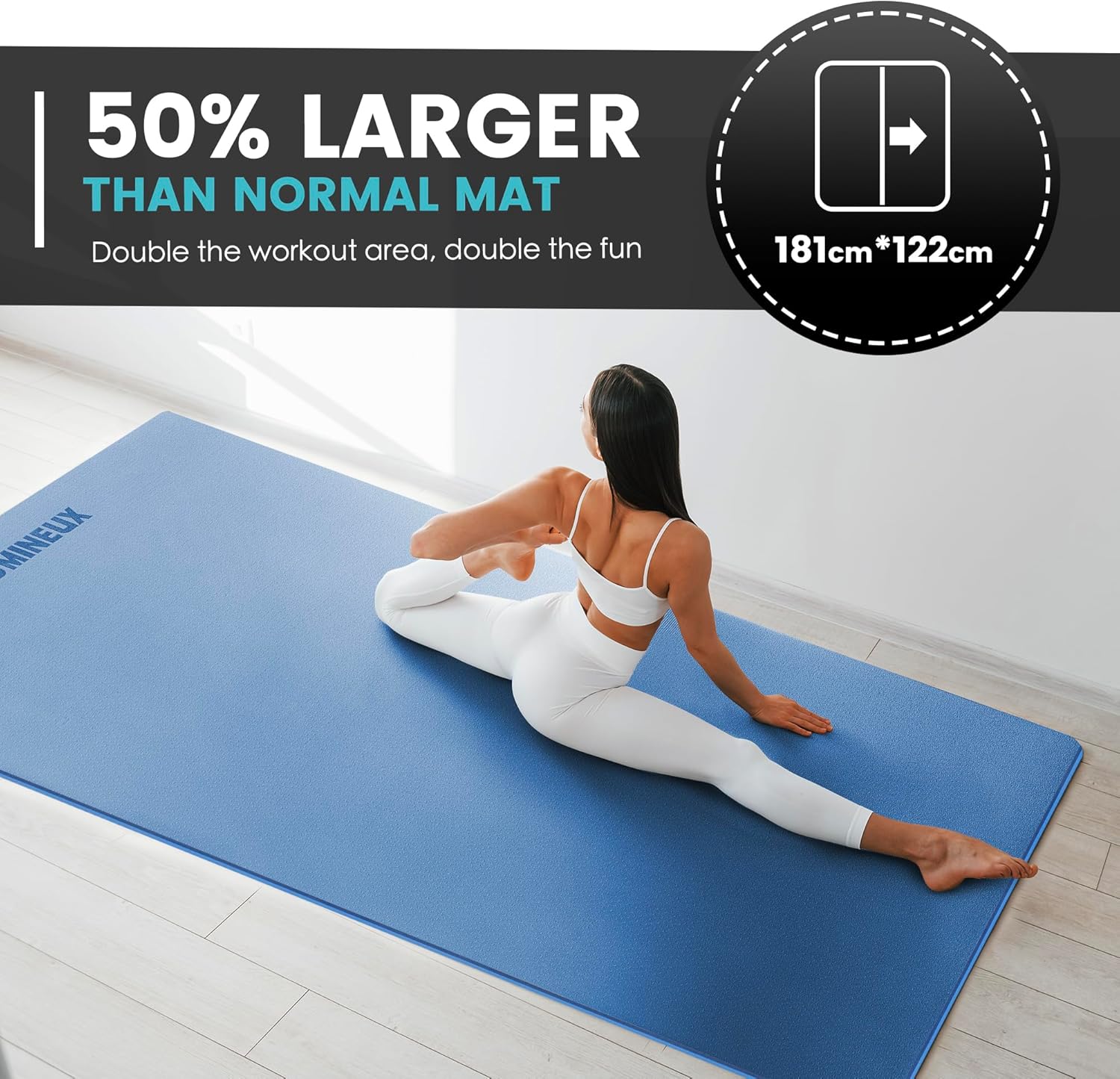 Large Yoga Mat 1/4 & 2/5 Inch  – Yoga Fitness Mat Bewertung und Preis