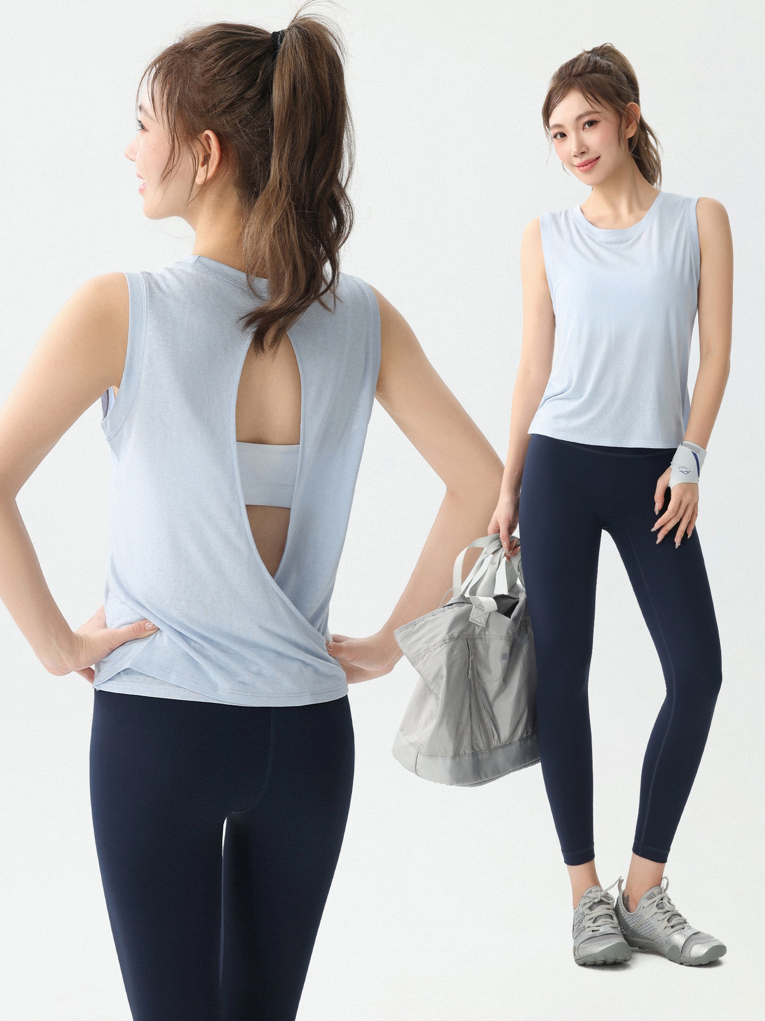 Summer Yoga Top Women's Sports – Yoga Fitness Training Bewertung und Preis
