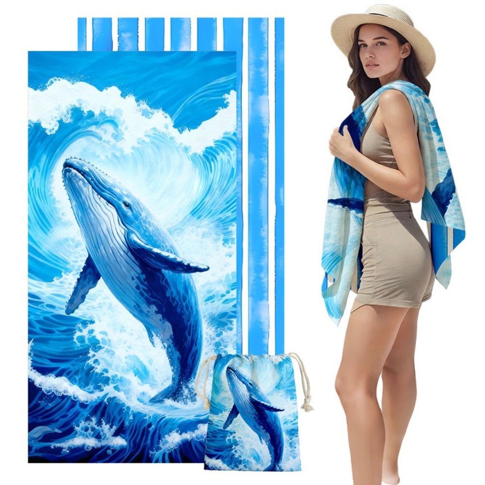 Fish Tail Print Beach Towels a – Yoga Fitness Mat Bewertung und Preis