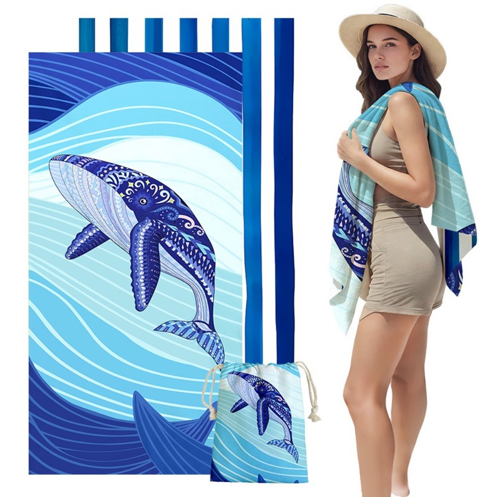 Fish Tail Print Beach Towels a – Yoga Fitness Mat Bewertung und Preis
