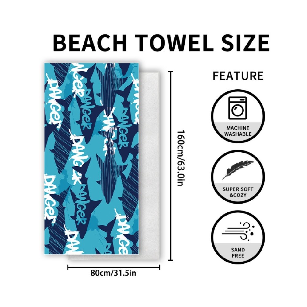 Fish Tail Print Beach Towels a – Yoga Fitness Mat Bewertung und Preis
