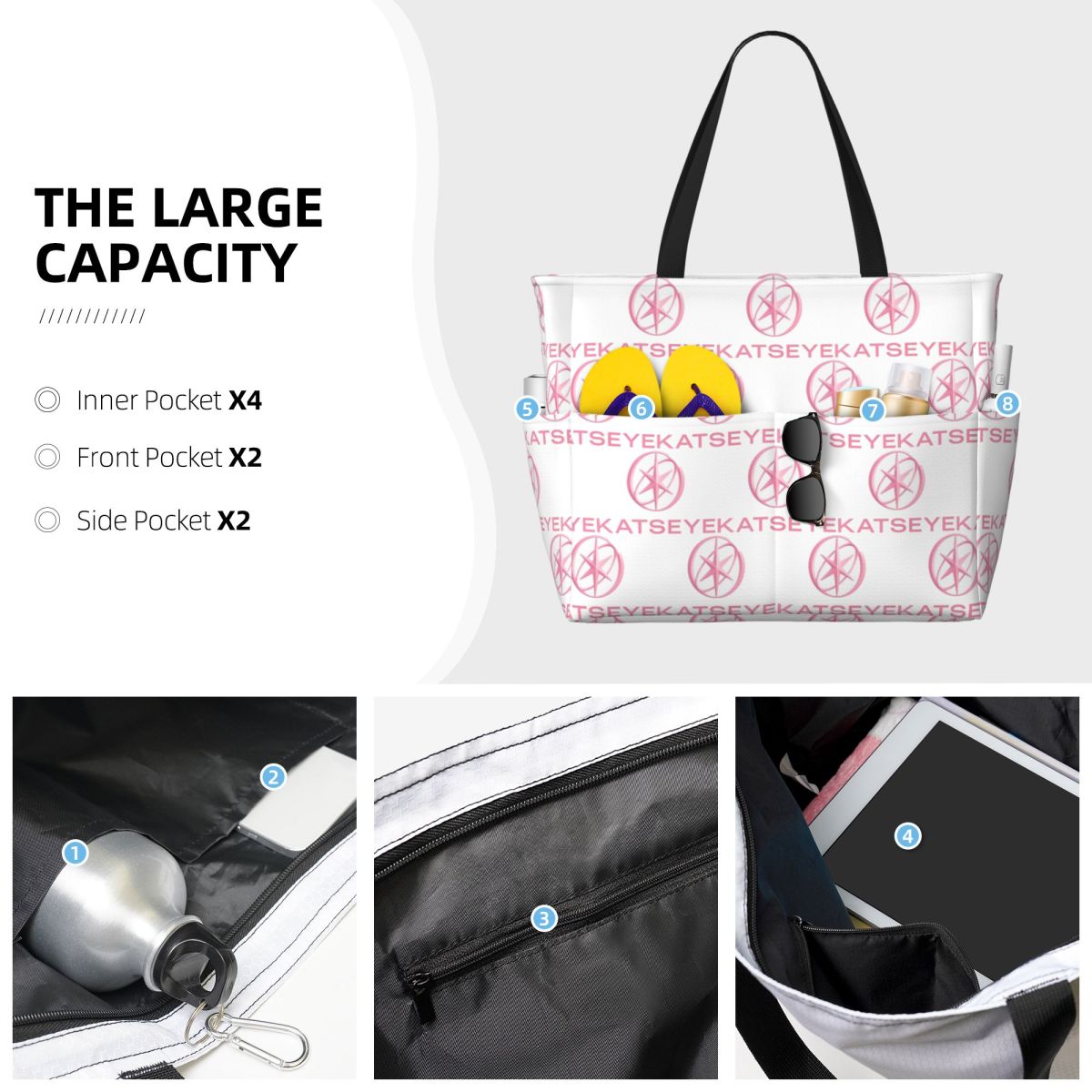 KATEYE Kpop Group Beach Tote B – Yoga Fitness Group Bewertung und Preis