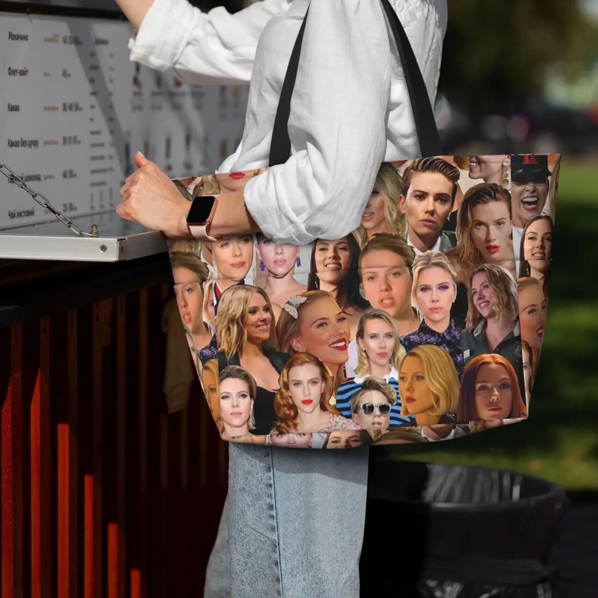 Scarlett Johansson Photo Colla – Yoga Fitness Gym Photos Bewertung und Preis
