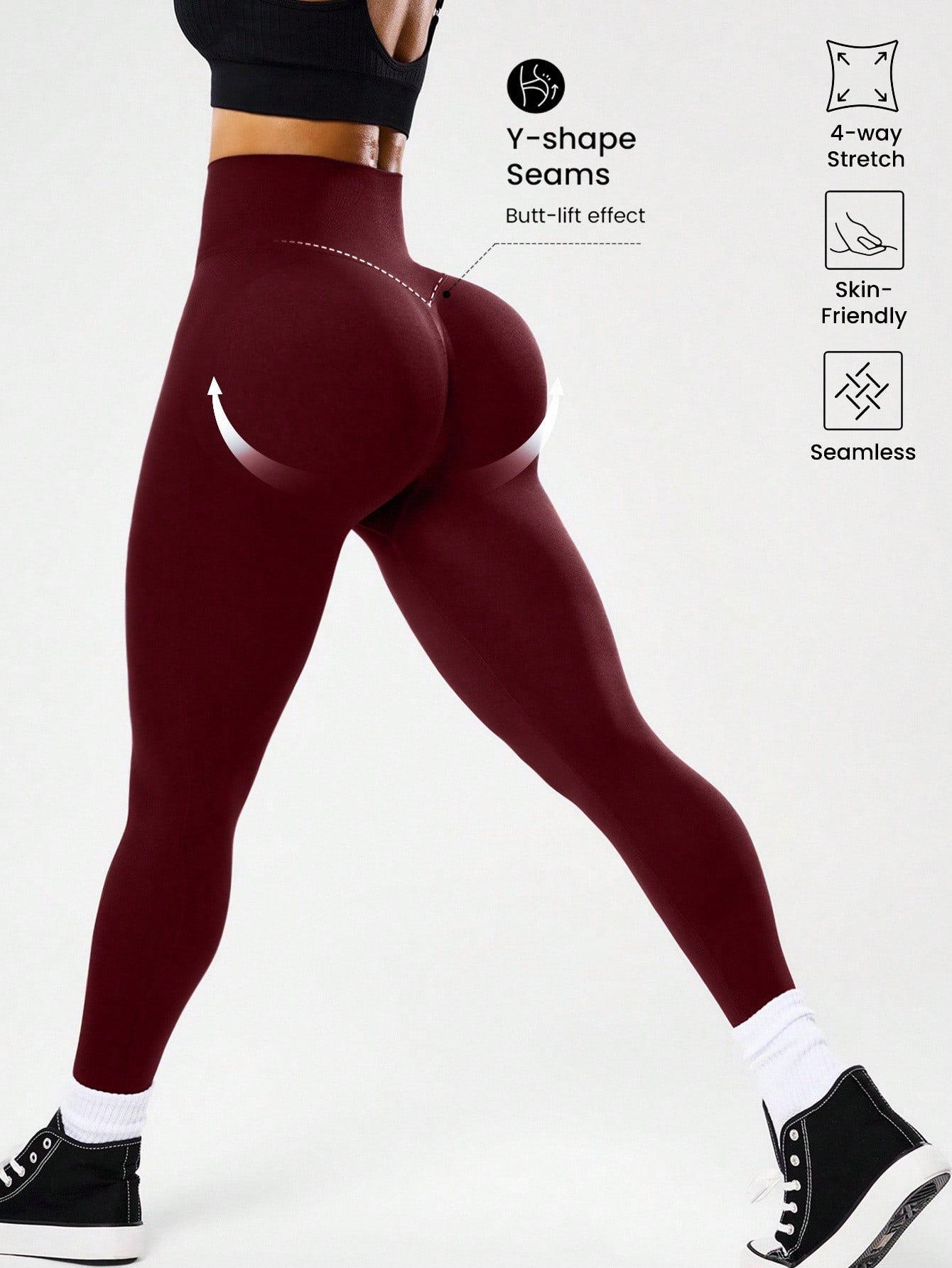 High-waisted seamless yoga leg – Yoga Fitness Pants Bewertung und Preis