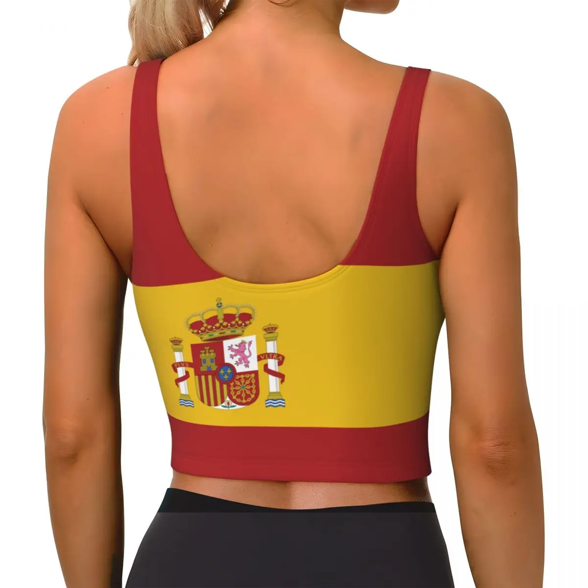 Spain Flag Basic Tops Women Sa – Yoga Fitness Women Bewertung und Preis