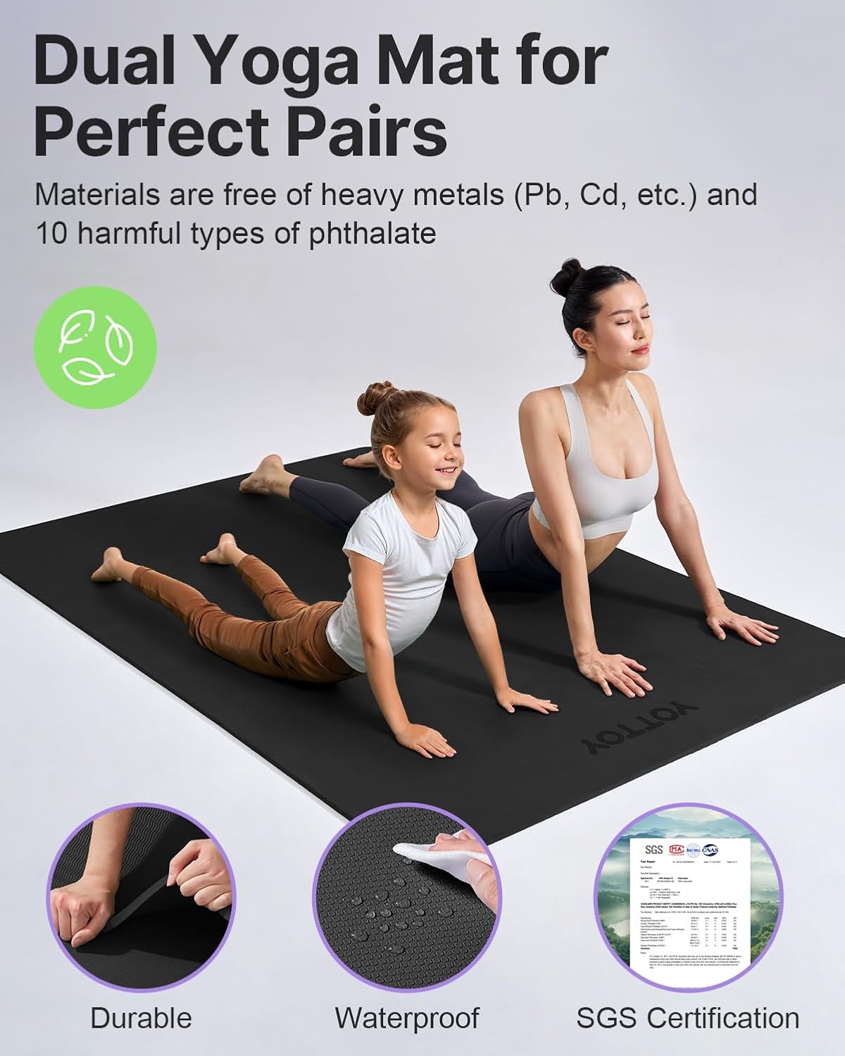 Large Yoga Mat 75x52x1/2in, Ex – Yoga Fitness Mat Bewertung und Preis