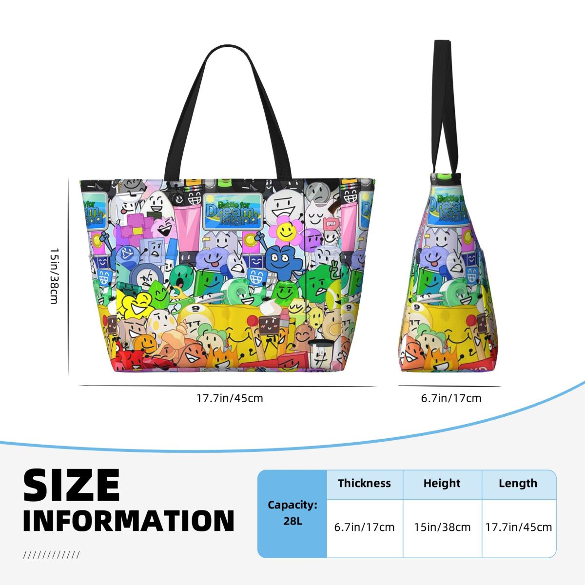 BFDI Group Picture Beach Tote  – Yoga Fitness Group Bewertung und Preis