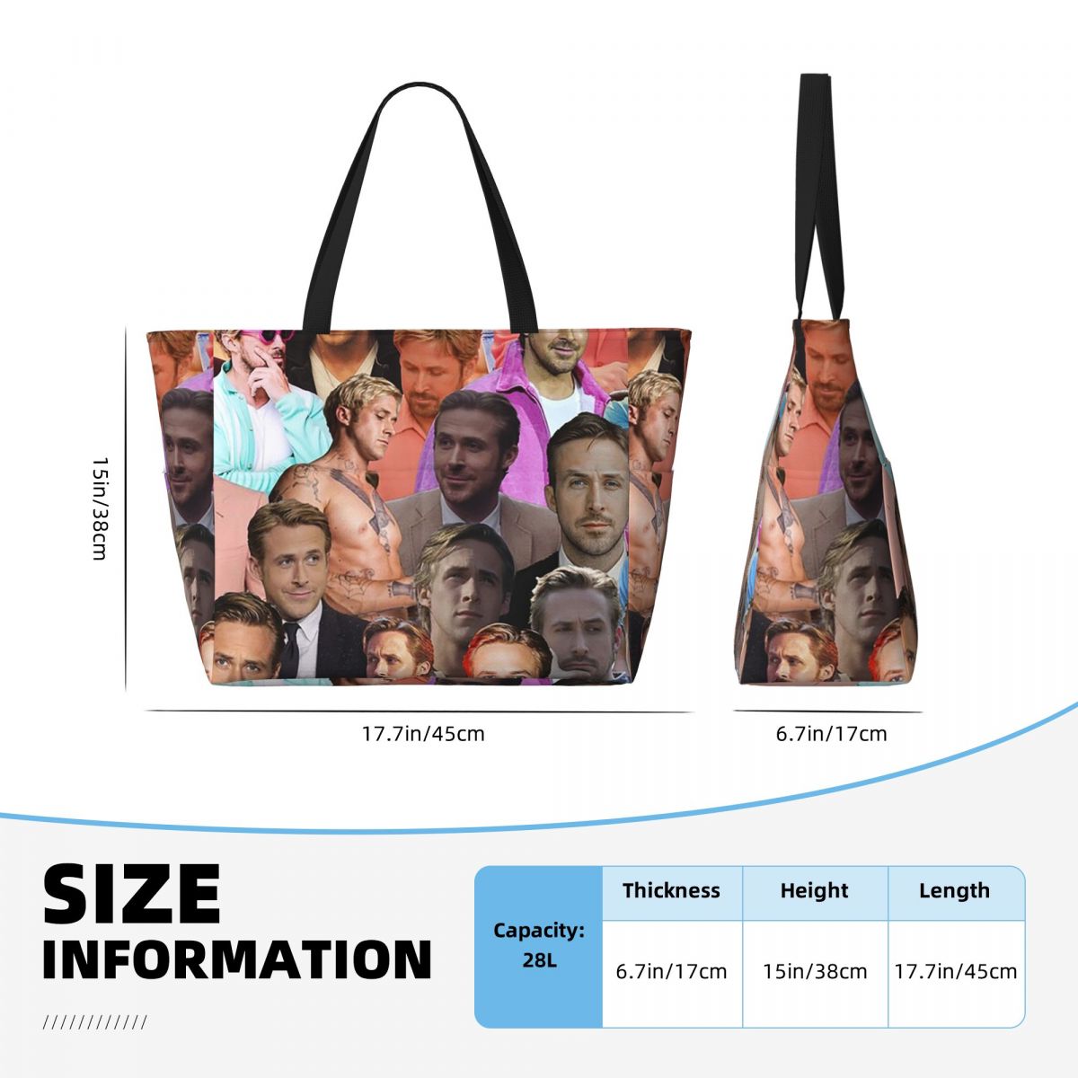 Ryan Gosling Photo Collage Bea – Yoga Fitness Gym Photos Bewertung und Preis