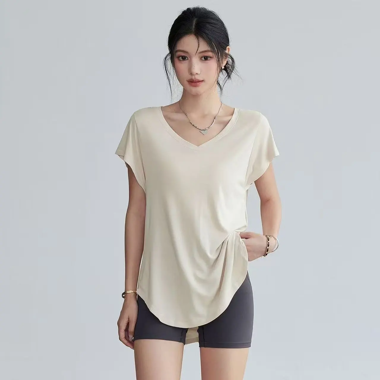 Women's Slimming Round Neck Yo – Yoga Fitness Training Bewertung und Preis