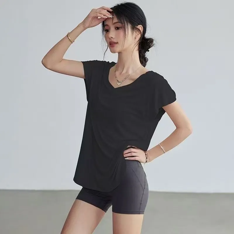 Women's Slimming Round Neck Yo – Yoga Fitness Training Bewertung und Preis
