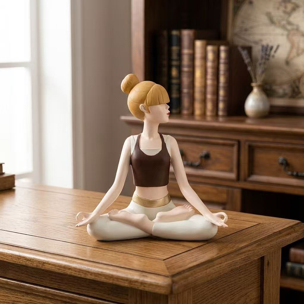 Yoga Girl Statue, Sandstone Te – Zen Yoga Fitness Bewertung und Preis